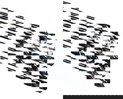 Auger & Utility Drill Bits; Shank Diameter: 1/4in ; Tool Material: Alloy Steel ; Coating: Bright (Polished) ; Auger Bit Type: Combination Auger Bit ; Overall Length: 54in; 1371.60mm ; Extension Capability: No